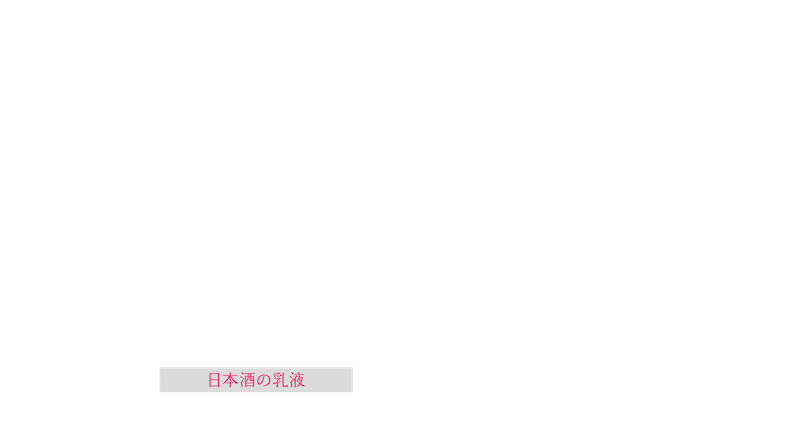 日本酒の乳液